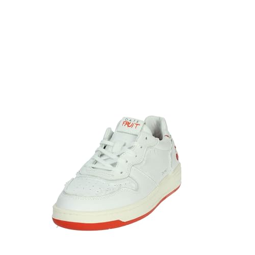 Chaussures Court Fruit Cherry D.A.T.E. baskets mode femme blanches