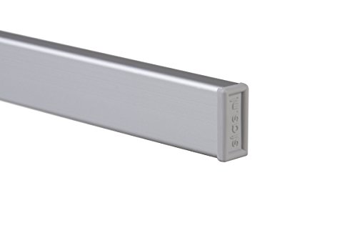 Image of STAS Art Hanging System: STAS cliprail pro alu 200cm 78.75 inch + Installation kit