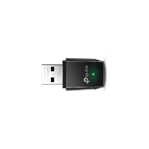 TP-Link AC1300 USB WiFi Adapter (Archer T3U) - 2.4G/5G Dual Band Mini Wireless Network Adapter for PC Desktop,MU-MIMO Wi-Fi Dongle,USB 3.0,Supports Windows 11,10, 8.1, 8, 7, XP/Mac OS 10.15 & earlier
