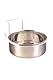 Trixie 5498 Edelstahlnapf mit Schraubbefestigung, 600 ml/ø 12 cm