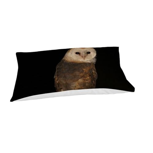 Housse de couette single animaux imprimé 3D en microfibre douce