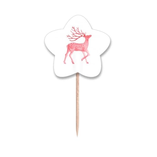 Cure-dents cerf Sika pics anti-effondrement pour cupcakes et gâteaux