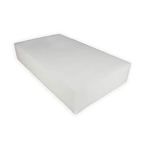 Acomoda Textil - Plancha de Espuma a Medida 23kg/m³. Pieza de Espuma de Alta Densidad y Firmeza para Tapizar, Sofás, Sillas, Sillones, Colchones, Manualidades. (100x200x4)