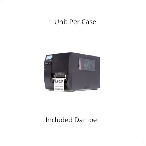 Image of Toshibas BEX4T1GS12DM01 B-EX4T1 Near Edge Head TT and Direct Label Printer. | 4 inch Wide. Included Damper. 203DPI 14IPS Ethernet LAN USB