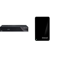 TELESTAR DIGINOVA AS 1 HD Sat Receiver Irdeto ORF (DVB-S2, Full HD, PVR Ready, HDMI, Scart, Irdeto, ORF, für Österreich) schwarz & Intenso Memory Case Portable Hard Drive 2TB, USB 3.0 schwarz