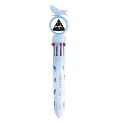 Stylo à bille rétractable à encres multiples motif musique pour la papeterie scolaire