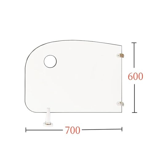 Divisor de orinal impermeable para pared de centros comerciales 2