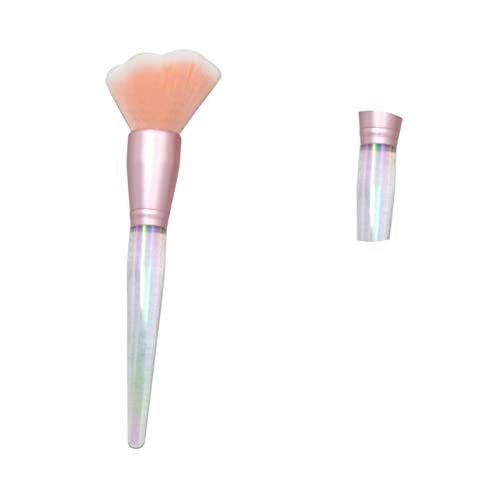 NOLITOY Single Cat's Paw Makeup Brush Reusable Ultra Dense Rayon Comfortable Grip for Loose Powder Applicati