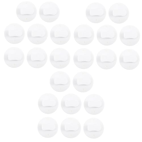 Ciieeo 3sets Windproof Shower Curtain Weight Clips with Self Adhesive Backing Protect Privacy Prevent Water Splashes Smooth Surfaces Essential Bathroom Accessories 8pcs*3