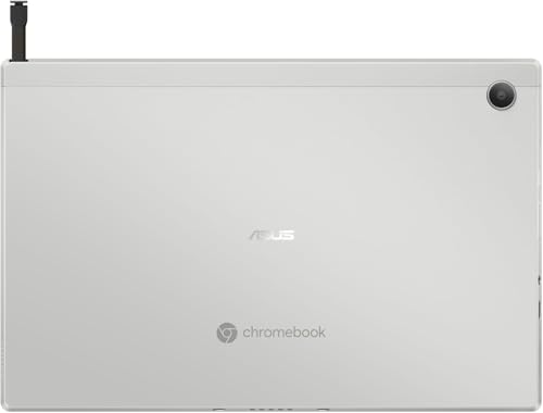 Image of ASUS Chromebook CM30 Detachable 10.5 Inch 2-in-1 Laptop and Tablet | FHD Touchscreen Display, Fast-Charging Stylus | 4GB RAM, 64GB Storage | WiFi 6 | ChromeOS, Fog Silver | 12HR Battery Life