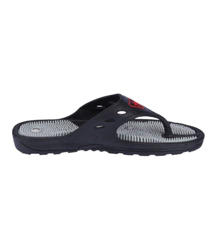 Image of Acupressure slippers for foot massage with magnetic Unisex-Adult (7, Black)