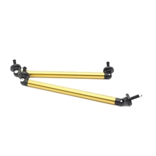 Spojlery tylne do samochodów 2 Stuks Universele 45/75/100/150/200Mm Rozdzielacz Staaf Steun Bars zderzaka Staven uniwersalnytylny spojler(2Pcs 200mm Yellow)
