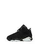 Jordan Little Kid's 6 Retro Black Chrome Blk/Metallic Silver-Blk (DX6178 001), Negro/cromado, 13 US Little Kid