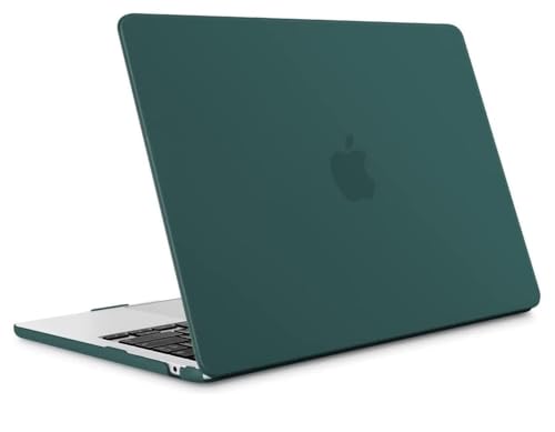 Image of Case Compatible with MacBook Air 13.6 inch 2025 2024 2023 2022 Release M4 A3240 M3 A3113 M2 A2681 Plastic Hard Shell Cover Case, Matte Sea Green