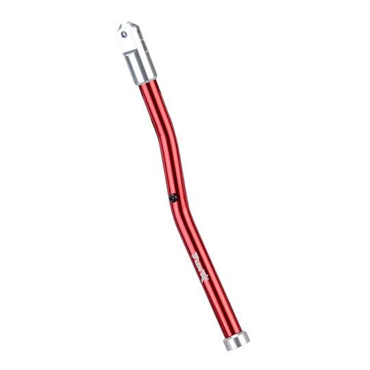 Béquille moto latérale Tun'R alu rouge 350mm compatible Derbi Senda DRD