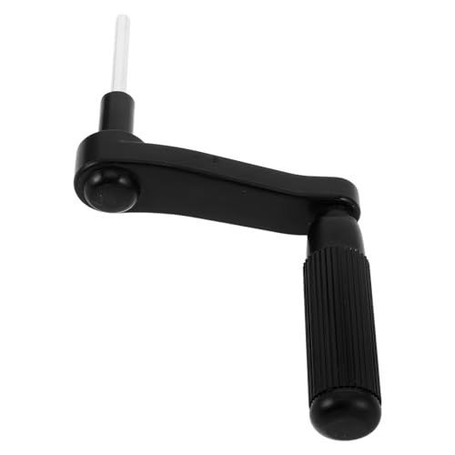 ASAKKURA Manivela Manual Negra para Escritorio Vástago Hexagonal de 6 Mm, Control Ergonómico de Altura para Mesa y Escritorio de Estudiantes, Construcción Resistente de Plástico y Hierro