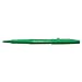 Point Guard Flair Porous Point Stick Pen, Green Ink, Medium, Dozen