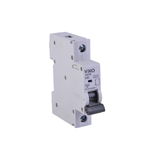 10VTB-1C63 Otomatik Sigorta 10kA C Tipi 1 Kutup, 63A