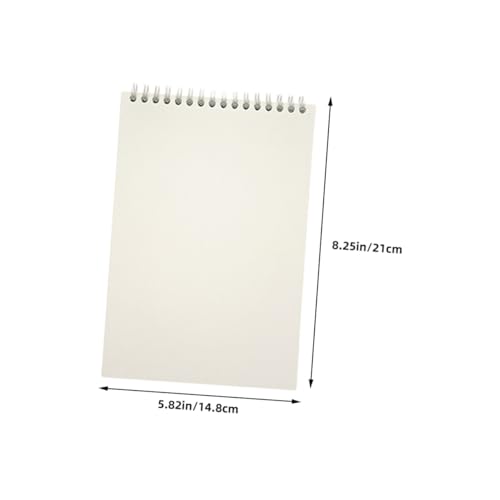 10 Cahiers à Spirale Mini Carnets de Notes PP pour École et Bureau