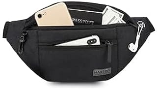 MAXTOP ウエストポーチ 軽量 ウエストバッグ