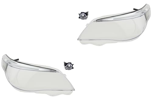 Johns, Scheinwerfer Satz Glas passend für BMW 5 E60 E61 07/2003-03/07 L f Xenon + Nebel