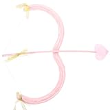 Levemolo Arco e Freccia Rosa, Accessorio Costume Leggero e Decorativo