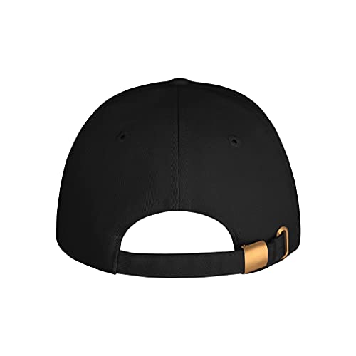 Pranboo® Custom Personalized Logo Hat/Cap, Embroidered Logo, Bill Dad Baseball Cap丨Black