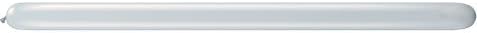 Qualatex 43960 260QSILVER 100CT Modelling or Twisting Balloons, 260Q SILVER 100CT