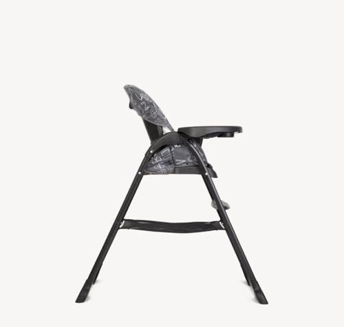 Image of Joie Mimzy Snacker High Chair for Baby-Feeding Chair with A One-Hand Fold, 3-Position Seat Recline & 5-Point Harness System (6 Months to 15 Kg), Alphabet ABC