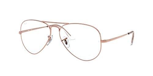 Image of Ray-Ban Unisex Rx6489 Aviator Aviator Prescription Eyeglass Frames