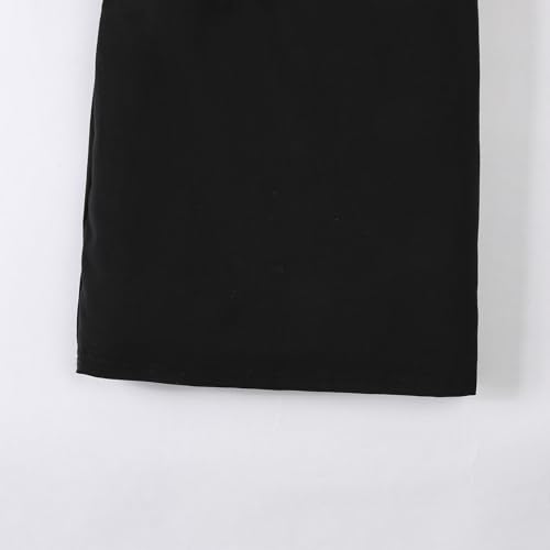 12M-7Y Toddler Baby Girls Ruffle Round Neck Blouse Kids Girl Solid Color Short T-Shirts Casual Tee Tops Bottom3