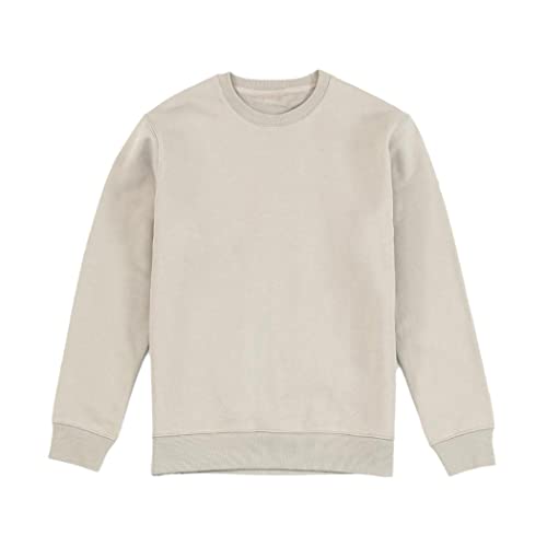 Sweat à capuche décontracté pour homme en polaire sable foncé taille S