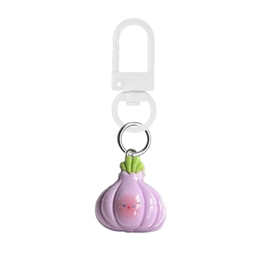 Sweet Veggie Charm Keychain Backpack Decor for Teens Girls Durability Resin Metal Birthday Gifts Stylish Vegetable Bag Charm Veg