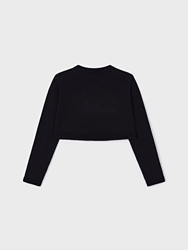 Mayoral Basic Knitted Cardigan for Girls Black2