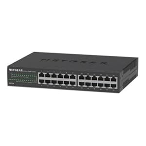 NETGEAR – Netgear GS324 24 Port Switch Gigabit Ethernet LAN (Plug-and-