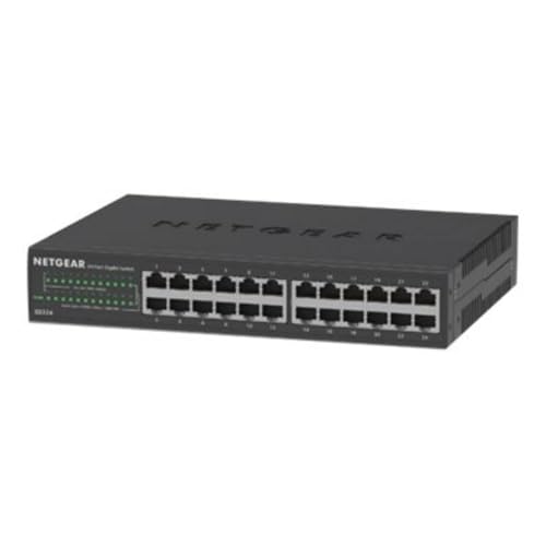 NETGEAR – Netgear GS324 24 Port Switch Gigabit Ethernet LAN (Plug-and-