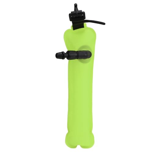 PerGar Diving Surface Marker Buoy, Mini Scuba Diving SMB Surface Marker Buoy, Waterproof Nylon Bright Color High Visibility Diving Float Buoy, for Underwater Activities (Fluorescent