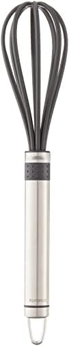 Brabantia 363801 Profile Line Small Whisk, Non Stick, Silver/Black