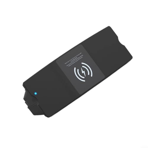 Cargador inalámbrico de coche 15W para Audi A6 A7 2009-2018 almohadilla de consola central ABS negro