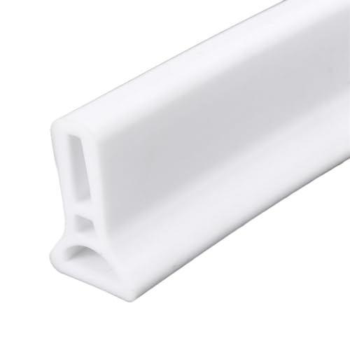 Barrera de suelo para habitación húmeda, tira de sellado para plato de ducha, Tapón de agua for baño de 50 mm de altura, separador de agua, separación de agua seca y húmeda, barrera contra inundacione