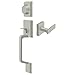 Deltana Highgate Handleset with Zinc Livingston Lever Dummy
