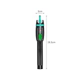 POFET Fiber Optic Cable Tester,Visual Fault 10mW 10KM Meter Red Light VFL Universal Connector for FC/SC/ST Adapter Pen, Fibre Network Cable Test Kit Fibre Light Source Testers - Image 7