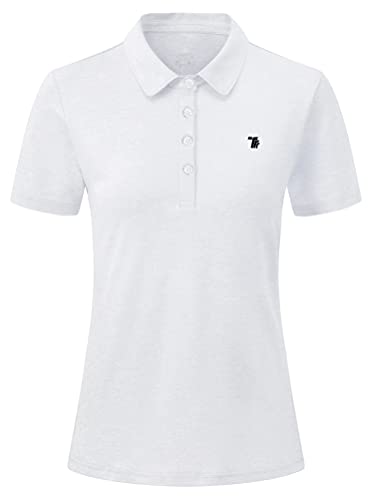 YSENTO Damen Golf Poloshirt Kurzarm Polohemd Schnelltrocknend Atmungsaktiv...