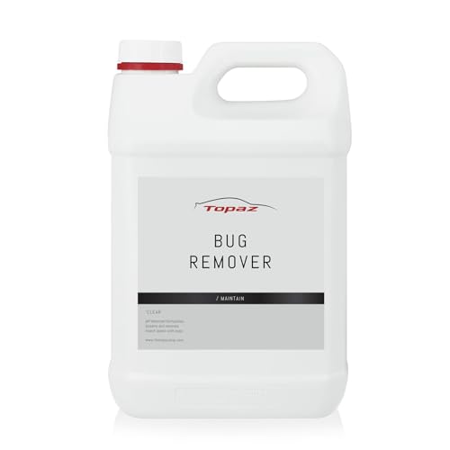 Topaz Bug Remover for Cars, Insect Remover, Easily Loosens Insect Splats/Bird Dropping Cleaner, PH Neutral Pre-Wash Auto Care, Safe on Paintwork & PPF (500 ml, 1L, 5L) - 5L