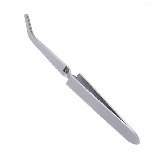 Precision Tweezers for Nail Art – Professional Nail Shaping Tweezers, Multi-Functional Eyebrow & Craft Tweezers for Delicate Detailing Work