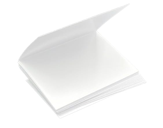 Image secondaire de Lot de 25 cartes pré-pliées A6 avec enveloppes C6 assorties - Blanc