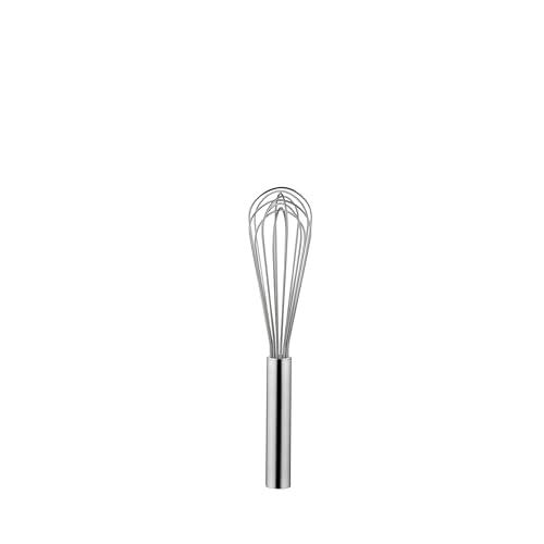 PIAZZA - Frusta a Mano da Cucina Professionale in Acciaio Inossidabile, 8 Fili, 30 cm - Sbattitore Manuale Robusto e Maneggevole per Mescolare Agilmente - Utensili Cucina Acciaio Inox 30x6,5x6,5 cm