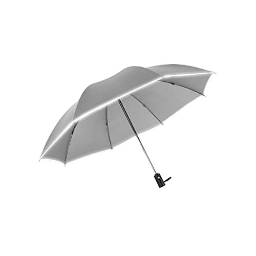 Parapluie de voyage automatique avec bande réfléchissante pour la ville