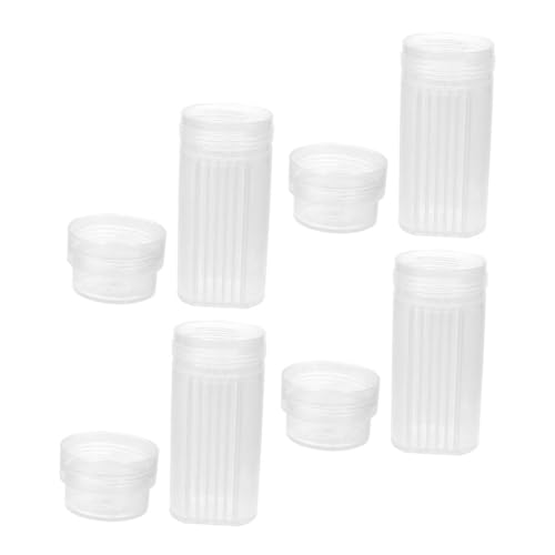 VALICLUD 5 Slide Capacity Staining Jars for Lab 4pcs Plastic Staining Tanks Slide Organizer High Clarity for Observation