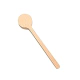 HEALLILY Beech Wood Spoon Blank Unfinished Wood Carving Craft Kit for Diy Long Handled Spoon Whittling and Woodcarvers